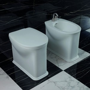 Flaminia Madre Design moderno Back to Wall Bidet facile pulizia wc caratteristica con Spray verticale per applicazione Hotel - Product Image 3