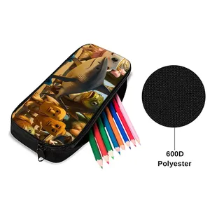 Italiaanse Brainrot Print Enkellaags stoffen etui Jongen/meisjes Beste cadeaus 3D Cartoon Schoolbenodigdheden Kinderen - Product Image 4