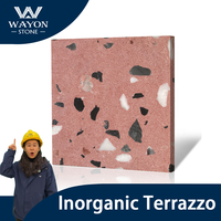 Dalles de terrazzo inorganique colorées Wayon – Couleurs vives, fabrication sur mesure pour sols, murs, marches d'escalier et projets de design