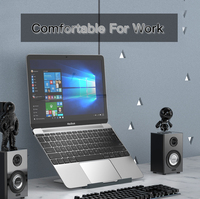 Support pliable pour ordinateur portable, tablette et téléphone portable en alliage d'aluminium LP02 YESIDO
