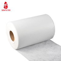 Pp pet h11 h12 h13 h14 hepa bahan penyaring udara