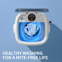 Mini-lave-linge portable électrique à chargement par le haut, corps en plastique, semi-automatique, pour usage domestique