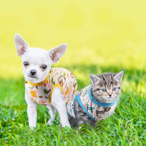 Superventas personalizable verano primavera cachorro perro camiseta medio algodón ropa para mascotas dibujos animados princesa perro vestido vida diaria - Product Image 3