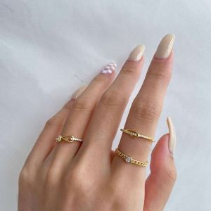 Dylam Hot Sale Wholesale <b>Thin</b> Double Layered Fashion Simple CZ 5A Elegant Silver <b>Rings</b> S925 Sterling <b>Rings</b> - Product Image 5