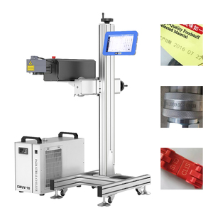 Nouvelle machine de marquage laser UV volante en ligne 5W 10W haute précision pour marquage à froid DXF/PLT sur verre, tuyaux HDPE, bouteilles en plastique, câbles et fils - Product Image 2