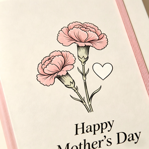 Diario <span class=keywords><strong>de</strong></span> Recuerdos Personalizado <span class=keywords><strong>de</strong></span> PU con Diseño <span class=keywords><strong>de</strong></span> Clavel, Regalo para Mamá, <span class=keywords><strong>Libro</strong></span> <span class=keywords><strong>de</strong></span> Recuerdos Familiares Guiado - Product Image 4