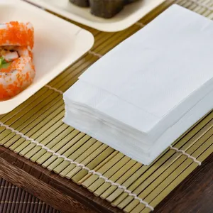 Disposable Hand Drying Paper Napkins Serviettes 1 Ply/2 Ply Mix Wood Pulp Custom Embossed V/N Fold Interleave Hand Paper Towels