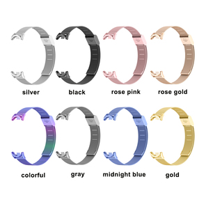 สายรัดข้อมือสแตนเลสสตีล Milan <span class=keywords><strong>Mi</strong></span> band 8สายสำหรับ Xiaomi <span class=keywords><strong>Mi</strong></span> band 8 9 10 - Product Image 3