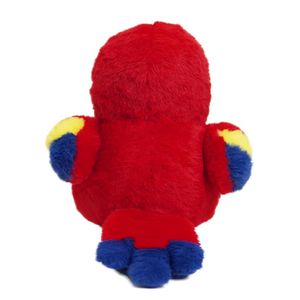 Jouet en peluche <span class=keywords><strong>perroquet</strong></span> rouge vif personnalisé, super moelleux et mignon, pour enfants et adultes - Product Image 4