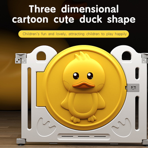 Thiết kế hiện đại trẻ em playpen thân thiện với môi trường hàng rào nhựa cho an toàn cho phòng ngủ phòng khách siêu thị - Product Image 6