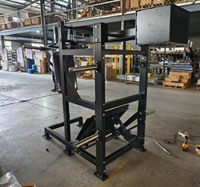 Machine à Squat Pendulaire Commerciale à Charge Libre Rechargeable – Équipement de Gym pour l'Entraînement des Quadricipitres, des Fessiers et des Jambes