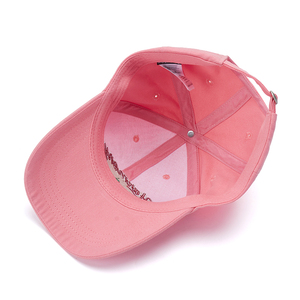 Casquette de baseball en coton brodée de fleurs et de chatons roses, personnalisable, ajustable, à calotte souple, mignonne, décontractée, sportive, chapeau de soleil, vente en gros - Product Image 5