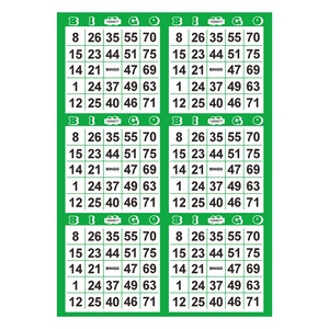 New Hot 2025 Custom Digital Printing Family Fun 15 <b>Color</b> Bingo Card Cardboard Game Bingo - Product Image 6