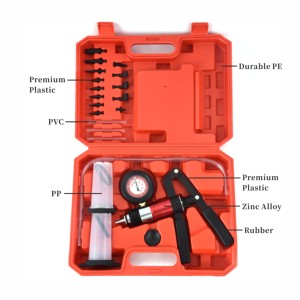 Kit de purge de <span class=keywords><strong>freins</strong></span> sous vide 21 pièces, outil de vidange d'huile automobile, purgeur de <span class=keywords><strong>freins</strong></span> sous vide manuel - Product Image 2