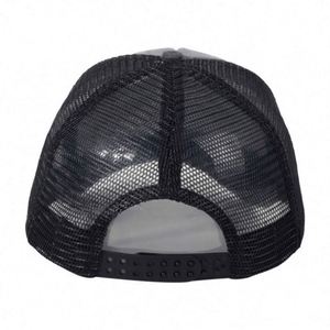 Casquette de sport rétro transfrontalière 5 panneaux pour hommes adultes, semi-mesh respirante, anti-UV, effet vieilli, polyester/coton, broderie 3D - Product Image 3