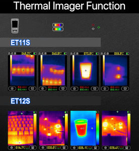 XEAST ET11S 2 en 1 Cámara de imagen térmica Multímetro digital Placa de circuito industrial Máquina de mantenimiento de calefacción de piso OEM - Product Image 5