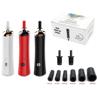 Agitateur Électrique de Colle à Cils, Outil d'Extension de Cils, Dispositif de Mélange en Plastique Noir et Rose, Rechargeable par Batterie, Outils pour Cils