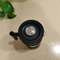 Bouilloire électrique sans fil en verre double couche de 600 ml avec écran LED, infuseur à thé en acier inoxydable 304, qualité alimentaire, pour la maison
