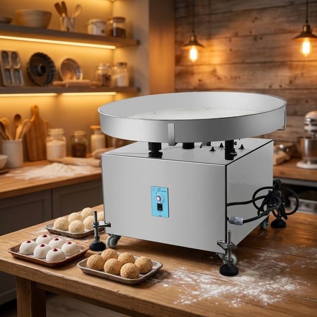 HN QDMECH Compact Size Multi-purpose Small Coating Machine for Bread Crumb Flour Coating on Snack Balls