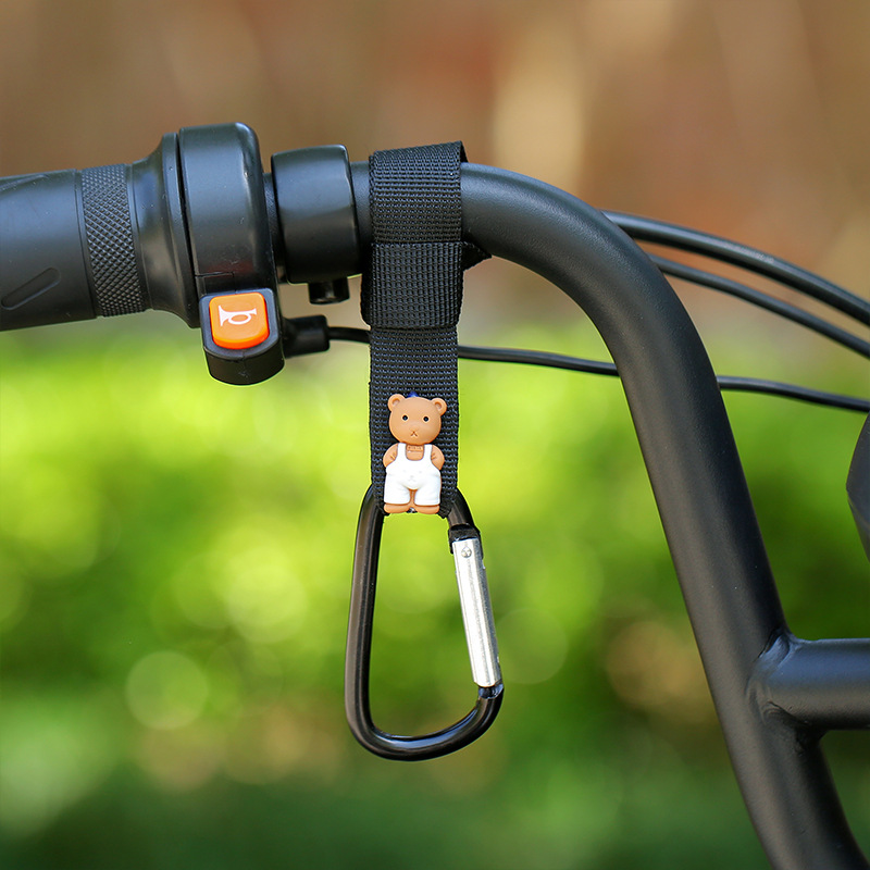 Ceinture noire tissée style d pantalon blanc ceinture ours brun