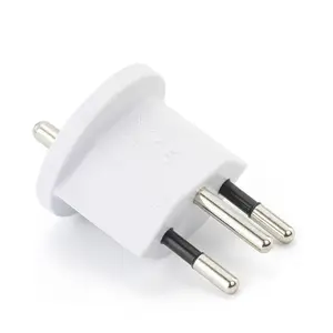 Swiss to French plug converter European electrical appliances into Swiss pins three-pin plug Swiss connector