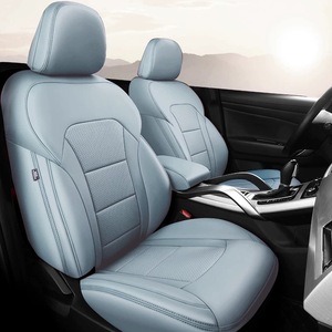 Fundas de Asiento de Coche de Lujo Personalizadas de Alta Calidad <span class=keywords><strong>2017</strong></span>-2024, 360 Grados, Completas, para Audi A4/A6/Q3/Q5, de Cuero PVC, Color Rojo <span class=keywords><strong>Vino</strong></span> - Product Image 4