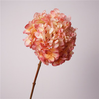 Arreglo Floral de Hortensias de Seda para Salón de Bodas, Estilo Europeo-Americano, Decoración de Techo, Esquema de Colores Primaverales Vintage, para Fotografía