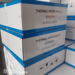 48 55 65 68 70gsm Chất lượng cao giá rẻ Trắng nhiệt giấy cuộn cho POS Tiền mặt đăng ký 80x80mm nhận giấy - Product Image 6