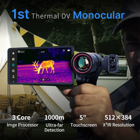 Thermal Master DV2 1st Thermal 1094Y DV IRx3 Résolution de 512x384 Monoculaire de vision nocturne pour l'observation des oiseaux