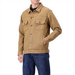 Chaqueta Vaquera para Hombre ELYSIAN INDUSTRIES, Azul, Algodón, Casual, Primavera, Verano, Otoño, Corte Regular, Cierre de Botones, Lavable, Costuras Decorativas - Product Image 3