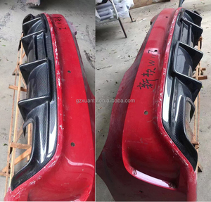 Diffusore in Fibra di Carbonio Stile FD W117 per <span class=keywords><strong>Mercedes</strong></span> Benz CLA45 200 C117 Sport 2014-2019, Spoiler Posteriore per Paraurti - Product Image 4