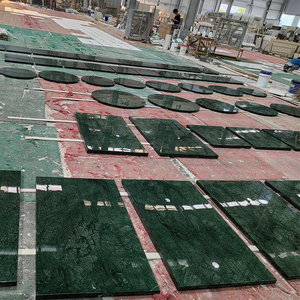 Mármol Verde Guatemala TMZ de Alta Calidad, Gran Formato, 18mm de Grosor, Impermeable, Diseño Moderno, Pulido, para Uso en Villas, Mesa de Centro - Product Image 6