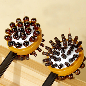 Martello massaggiatore a mano per martelli da massaggio per Stress da fatica in legno <span class=keywords><strong>Scratcher</strong></span> massaggiatore per massaggio a due martelli - Product Image 4