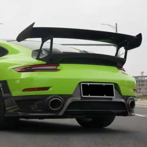 Kit de carrosserie de diffuseur de lèvre arrière en Fiber de carbone sec de haute qualité Style GT2RS amélioré pour <span class=keywords><strong>Porsche</strong></span> <span class=keywords><strong>911</strong></span>/991 - Product Image 4