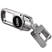 Porte-clés de luxe en alliage de zinc pour Mercedes-Benz, Geely, Chery, Changan, Volkswagen, Nissan - OLIVER Anneaux de fixation réversibles et pendentifs