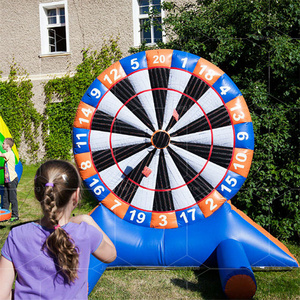 Juegos de tiro inflable, diversión interactiva para juego de dardos de pie inflable, pelota de fútbol pegajosa, venta de fútbol mágico - Product Image 2