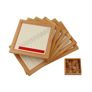 Vendita calda all'ingrosso aggiunta grafici <span class=keywords><strong>di</strong></span> lavoro <span class=keywords><strong>con</strong></span> telaio Montessori materiali educativi giocattolo in legno attrezzature Montessori - Product Image 4