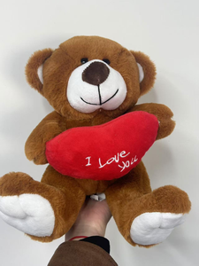 Boneka Beruang Teddy Grosir dengan Hati Peluk & Dasi Kupu-kupu, Boneka Hewan Lucu Bergaya Kartun, Hadiah Hari Valentine - Product Image 6