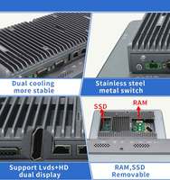 Panel PC Industrial Táctil Resistente de Alto Rendimiento de 17 Pulgadas, Sin Ventilador, Intel I7-10810U, 2 LAN, RS232/485, IP65, TPM2.0, para Control SCADA