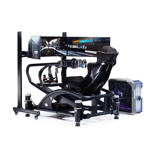 The New Speed Racer Three-screen Six-axle Racing Car Video Game Indoor Adventure Park Public Use Amusement Equipment