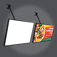 Panneau de menu lumineux LED en aluminium personnalisé pour restaurant et fast-food, avec une luminosité élevée et un design économe en énergie