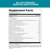 Tablet Kunyah Multivitamin Dengan Vitamin A, C, D, E, B6, B12, Tiamin, Riboflavin, Niacin, Biotin, Asam Pantotenat, Magnesium & Seng