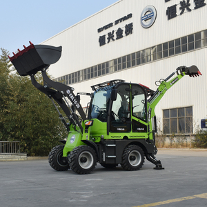 2026 New Wheel Drive 4x4 <b>Tractor</b> <b>Backhoe</b> <b>Loader</b> Excavator with 2 Ton Rated Load Front <b>Loader</b> Earth Moving Machinery EPA Engine - Product Image 1