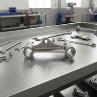 Étrier de frein industriel Man Peng Xin (aluminium) – Pièces automobiles de précision en tôle usinées CNC – Modèle 017