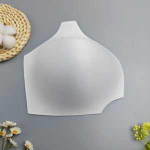 Coussinets de soutien-gorge ronds populaires de haute qualité, confortables, de forme ovale, grande taille, avec support, surface respirante, en mousse éponge, doux - Product Image 4