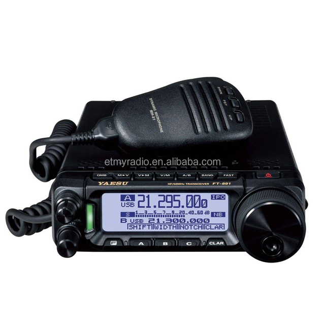 Walkie Talkie FT-891 YAESU 100W SSB Walkie Talkie Full Mode Portable Transceiver Short Wave Radio