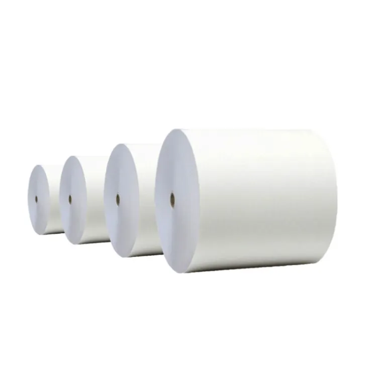 Single/ Double PE Coated/PLA Coated Paper Roll Paper Cup Raw Material