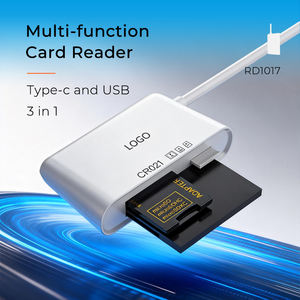 Promoção Quente: Leitor de Cartão USB 2.0 e Tipo-C, Adaptador de Cartão de Memória <span class=keywords><strong>SD</strong></span>/TF/CF, Leitor OTG Portátil para Câmera, Laptop e Smartphone RD1017 - Product Image 2