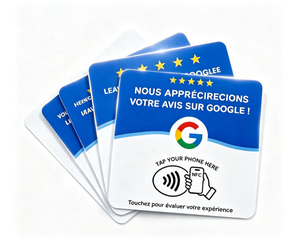 Tarjeta NFC Programable para Reseñas de <span class=keywords><strong>Google</strong></span> Business con Logotipo Personalizado e Integración de Código QR para Sistemas de Control de Acceso - Product Image 4
