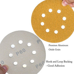 Zımpara diskleri 5 inç 125mm zımpara kağıt disk zımpara diski ahşap için - Product Image 5